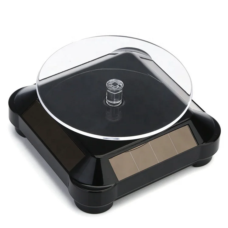 360 Solar Powered Rotating Display Turntable M8081 Jewelry Display Turntable