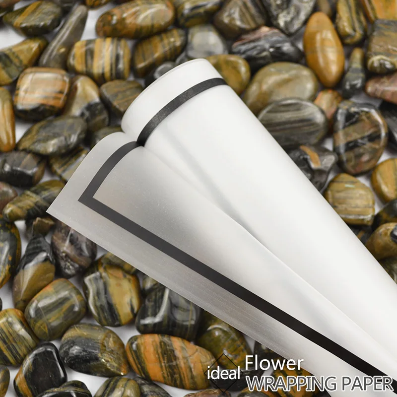 Новая прозрачная бумага простой блок схема шаблон День Святого Валентина цветочный букет обертка