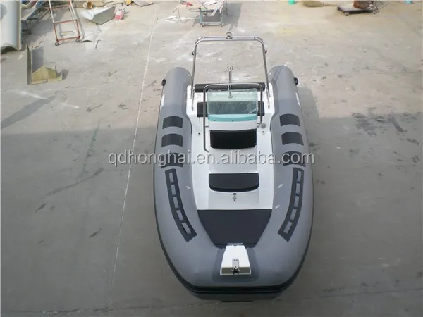 CE certificate 5.8m v deep hull rib boat inflatable boat