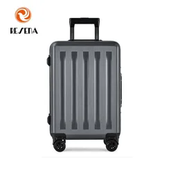 ABS+PC Matt TSA Lock Travel Trolley Aluminous Frame Luggage Set