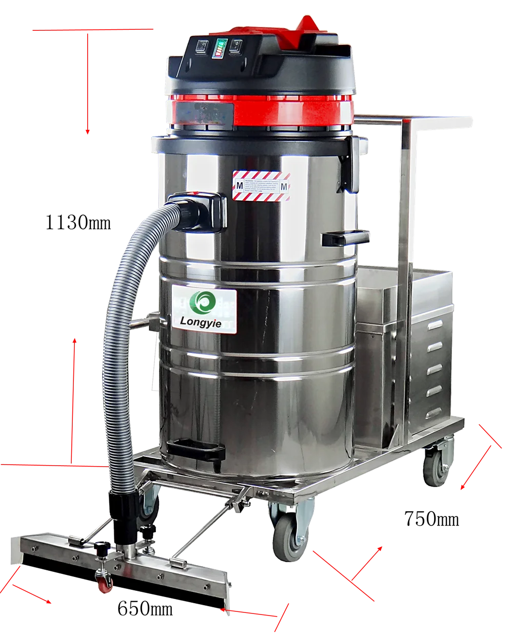 
B1580 24V 1500W portable Battery poewred industrial vacuum cleaner 