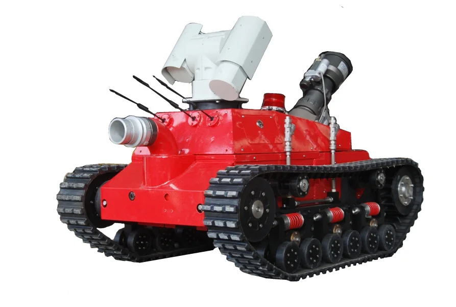 Уникальный мобильный пожарный робот действовать сейчас