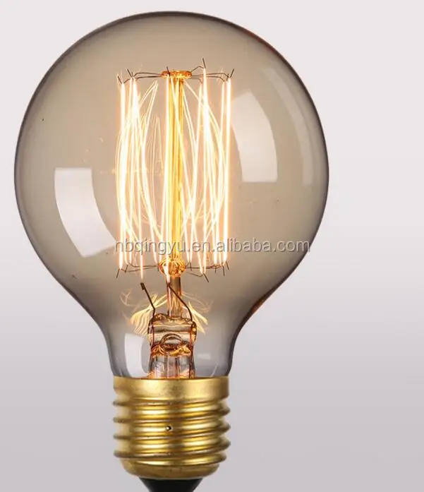 Squirrel cage vintage bulb for home decor edison bulb G95