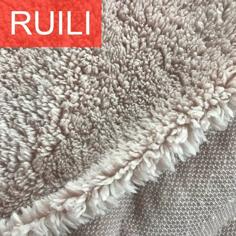 200gsm sherpa fleece used for bonded garment fabric