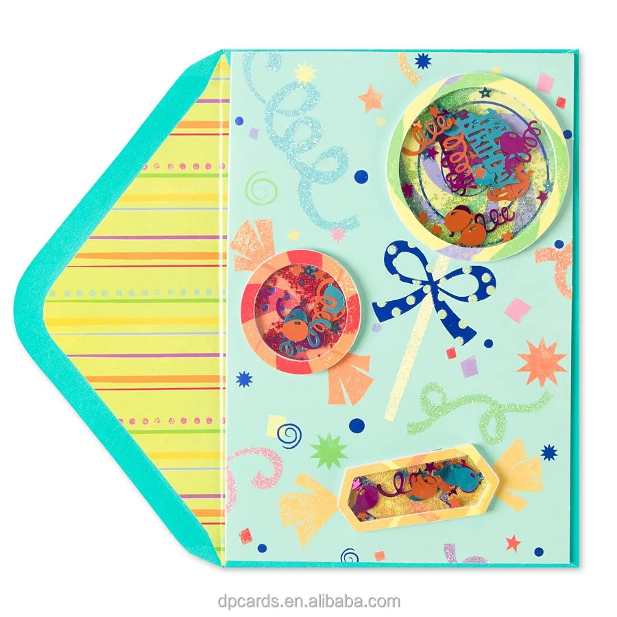 High quality best wishes happy birthday card with best price