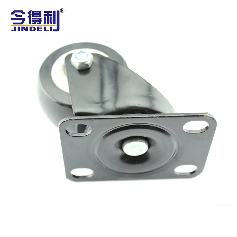Iron and plastic small furniture casters with good quality