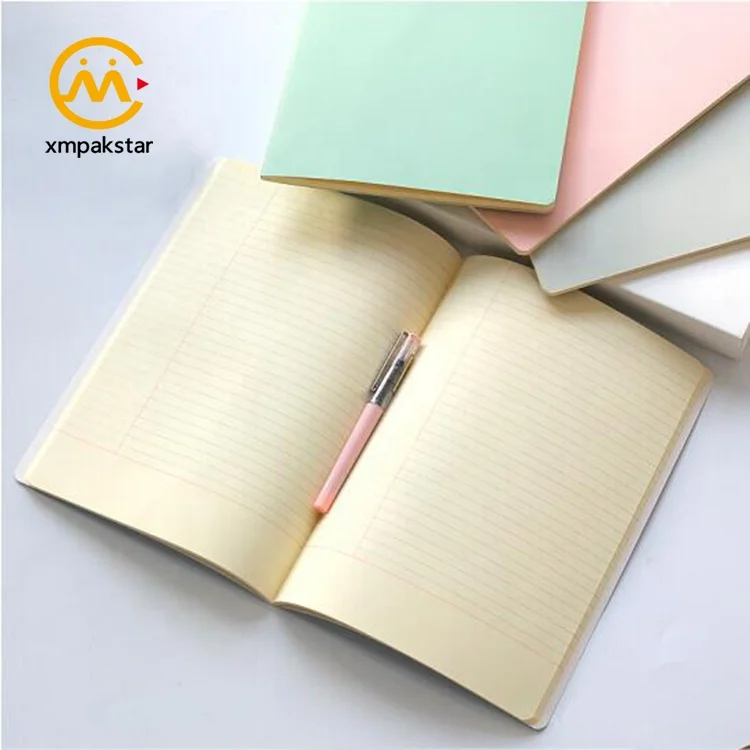 Wholesale custom recycled paper bulk sewn binding school exercise composition notebook A4