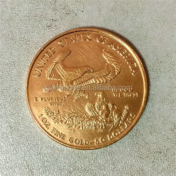 
22K Thick Gold Plated 1oz Gold American Eagle 