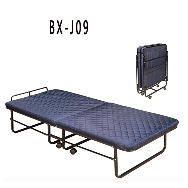 Гостиничная сверхскладная односпальная кровать с матрасом