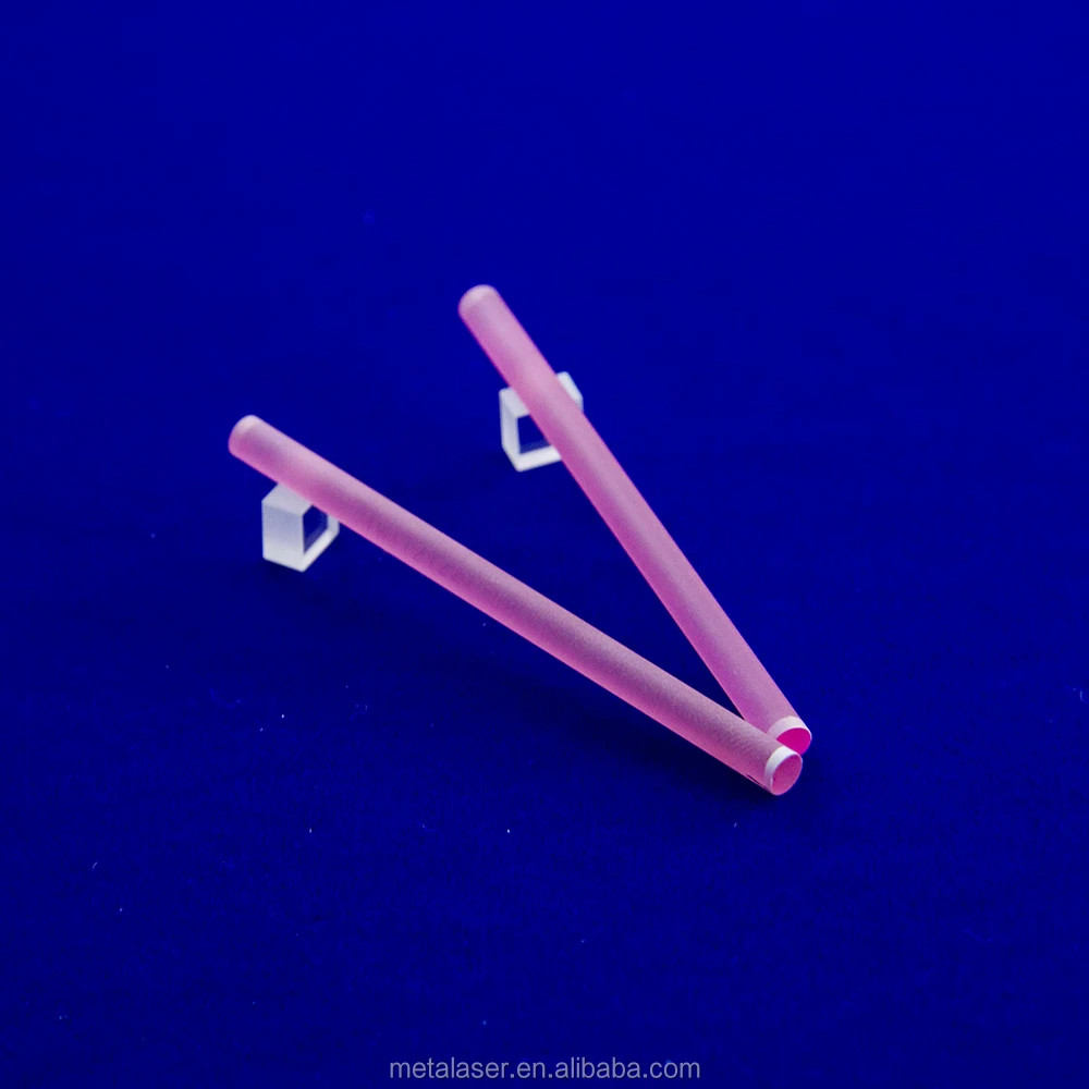 Laser crystal Erbium-Doped YAG rod used in laser skin