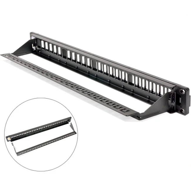 high quality network 24 ports utp patch panel