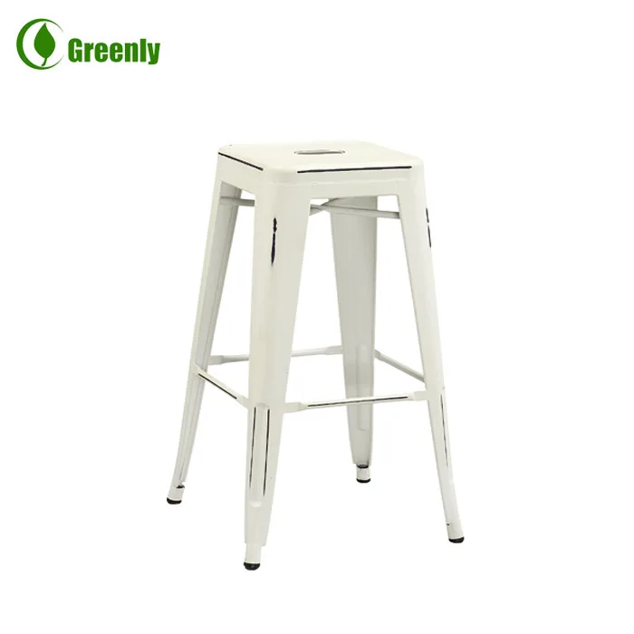 24 inch stackable Vintage metal bar stool ,bar chair high chair JR-3A24