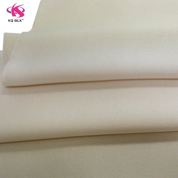 
Silk Satin Fabric for Wedding Dress 40 mm Heavy Raw Silk Fabric Greige Plain Dyed Silk Satin 