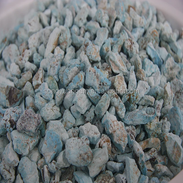 2018 natural chips turquoise stone rough