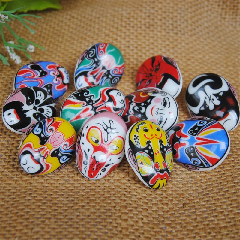Chinese traditional face shape lapel pin, custom acrylic pin badge
