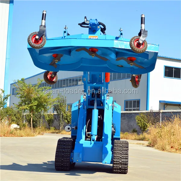 Small Garden Lawn Tractor Track Loader Moving Machine Mowers Attachments