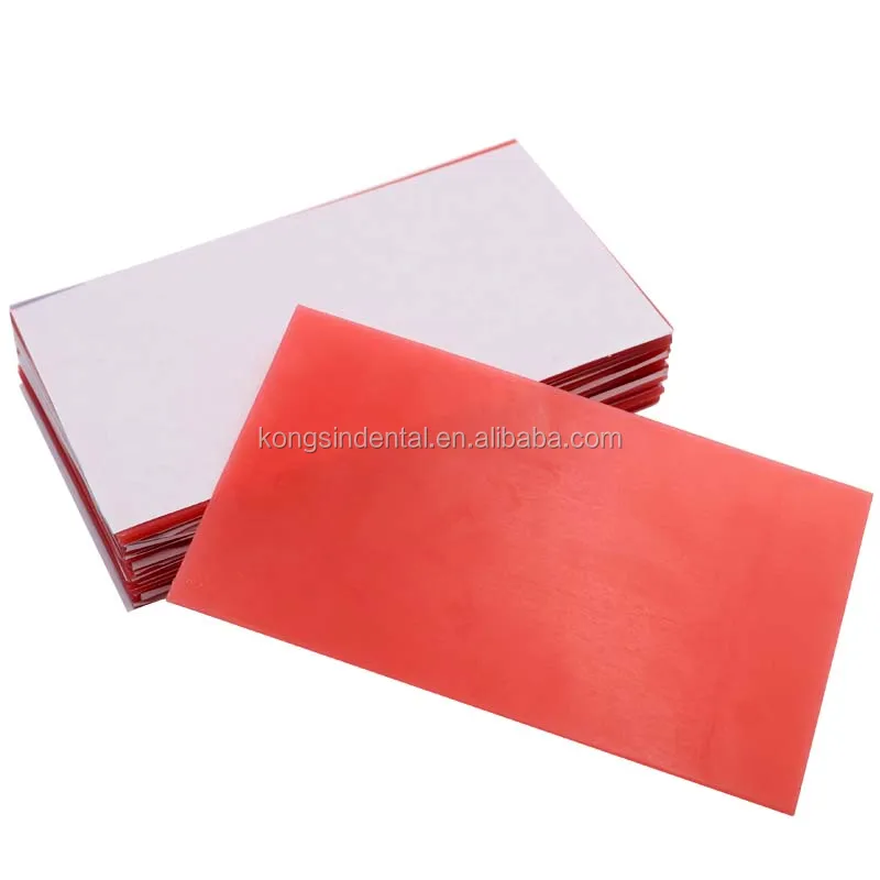 Dental Disposable Red Base Plate modelling carving Wax