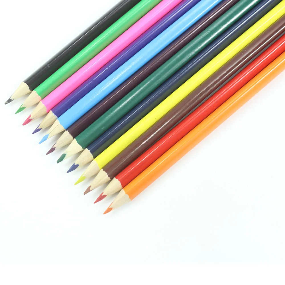 7inch wholesales environmental material 12 pcs color pencil set