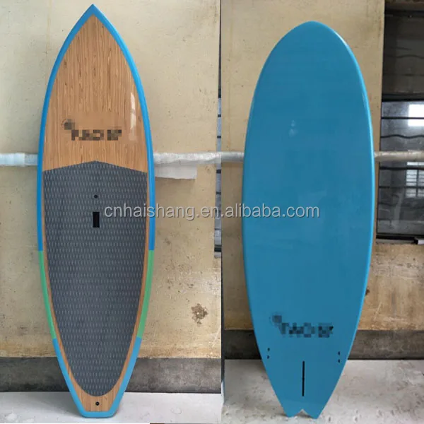 wooden sup surf boards