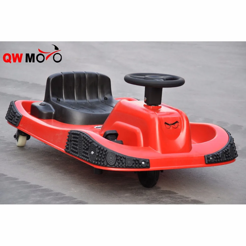 QWMOTO CE 100W Crazy Kart Electric Drift Bumper Cars for kids