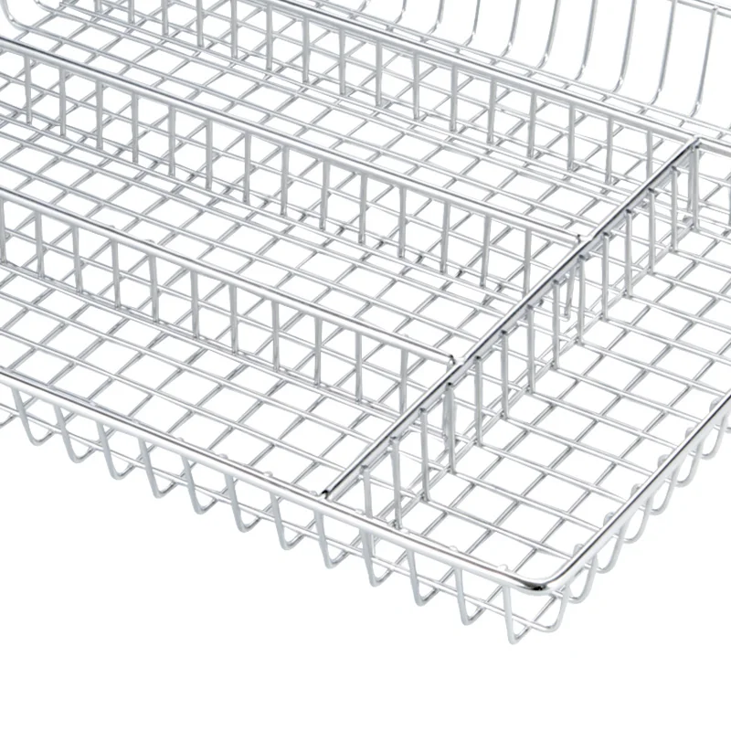 Utensil Organizer Cutlery Tray Collection Appliances Kitchen Drawer Dividers Storage Holder Iron Mesh Cutlery Rack