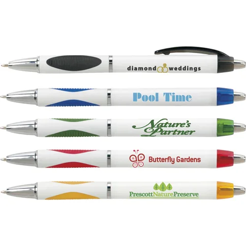 2018 logo custom promotional Plastic ballpoint pen