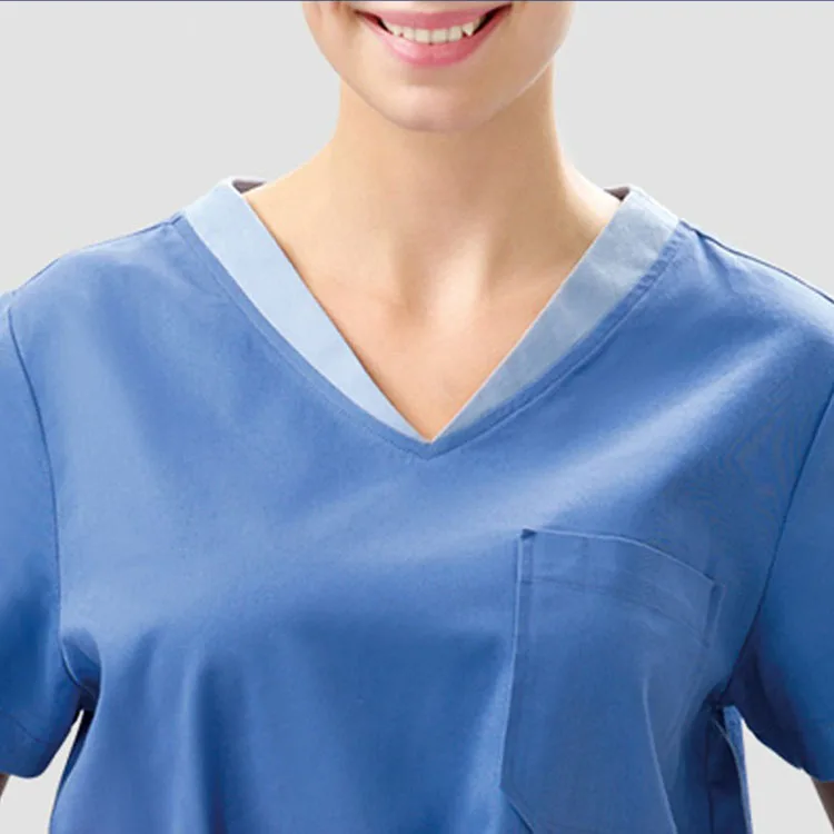 Rayon  cotton scrubs uniforms sets philippines modern nurse uniform male nursing scrubs hospital uniforms