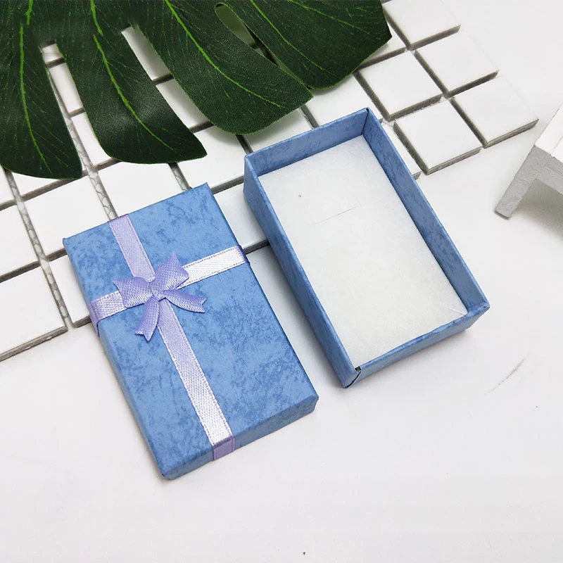 Wholesale Custom Your Own Logo Packaging Paper Jewelry Box for Necklace Bracelet Ring Earring cardboard custom made Paper Boxes