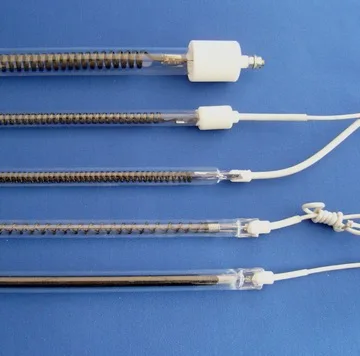 
Кварцевая Инфракрасная тепловая лампа с белым покрытием из углеродного волокна для инфракрасного трубчатого нагревателя 