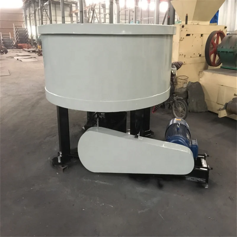 Energy saving equipment coal charcoal coke iron powder wheel roller mixer charcoal grinding machine