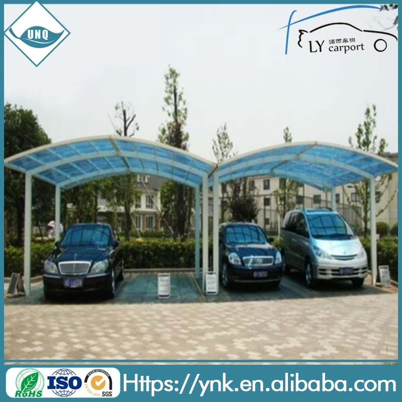 Patio rain shelter protection aluminium 5m x 3 meters carport metal garden shed prefab garage