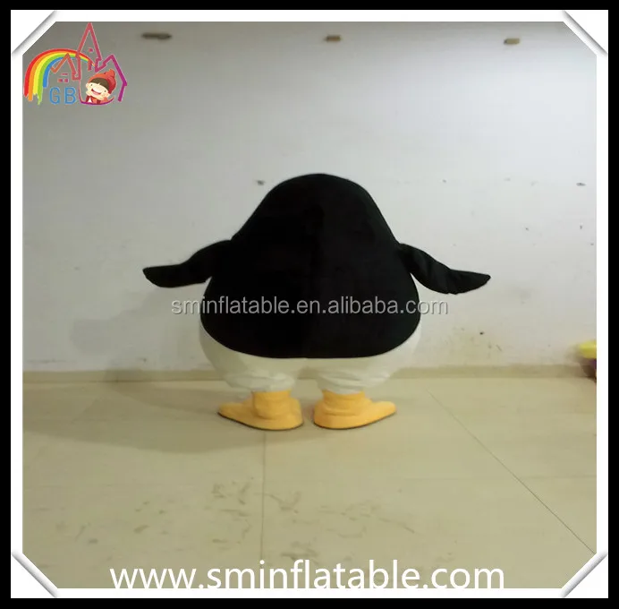 
Madagascar movie costume, penguin mascot costume, plush animal fancy dress costume for adult 