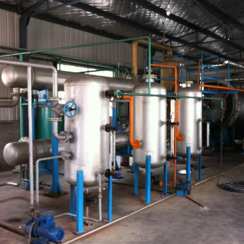 Semi continuous waste tyre pyrolysis equipment to diesel oil
