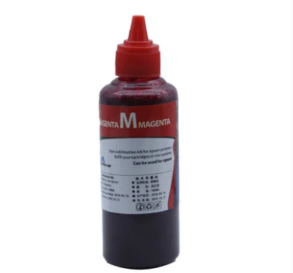 100ml sublimation ink 6 color inkjet printer ink printer for non 100% cotton material