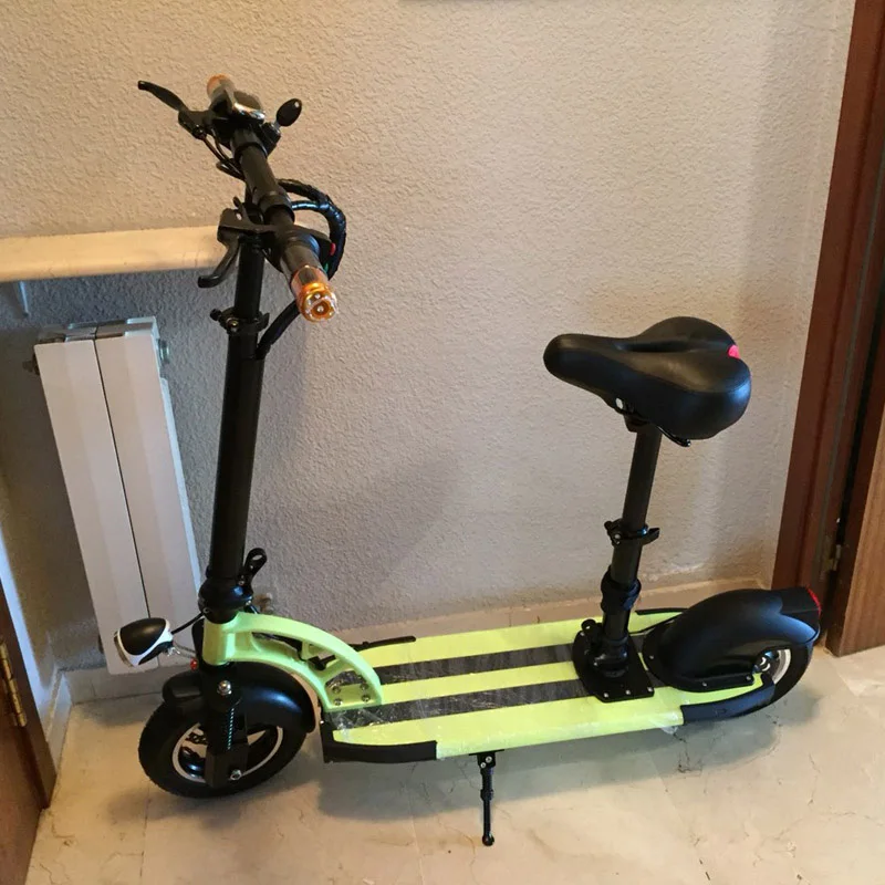  Толстые шины большой диапазон 500 Вт 800 10 дюймов двухколесный высокоскоростной 1000 Двойной Мотор взрослый Электрический скутер с сиденьем