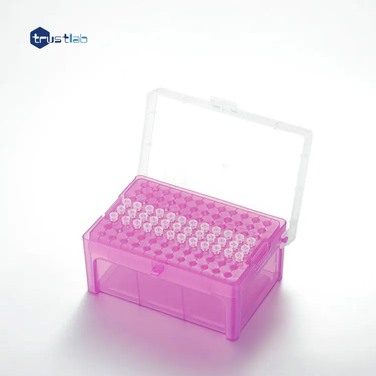 
Laboratory disposable transfer 100 wells rack pipette tip box 