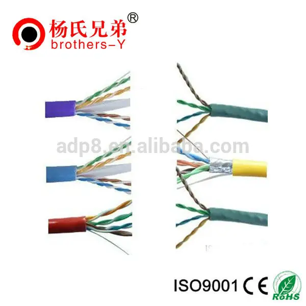 категории 5e cat6 витой у.е. 4 пары cat5e производителей китая