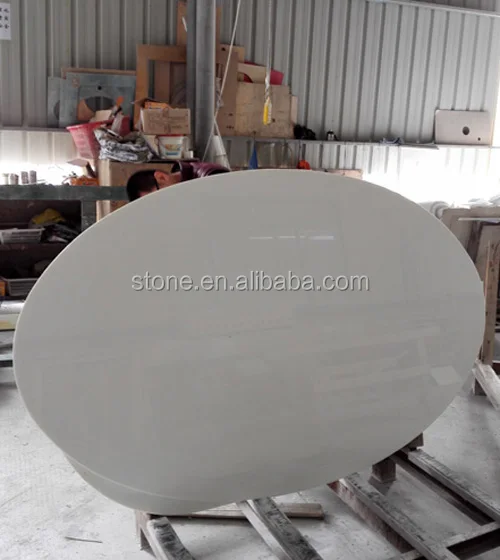 
Nano glass stone Millenstone Glassos White Marble Countertop 