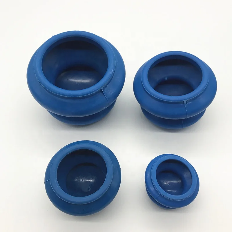 Wholesale High Quality Body Massage 4pcs rubber Vacuum Cupping kit