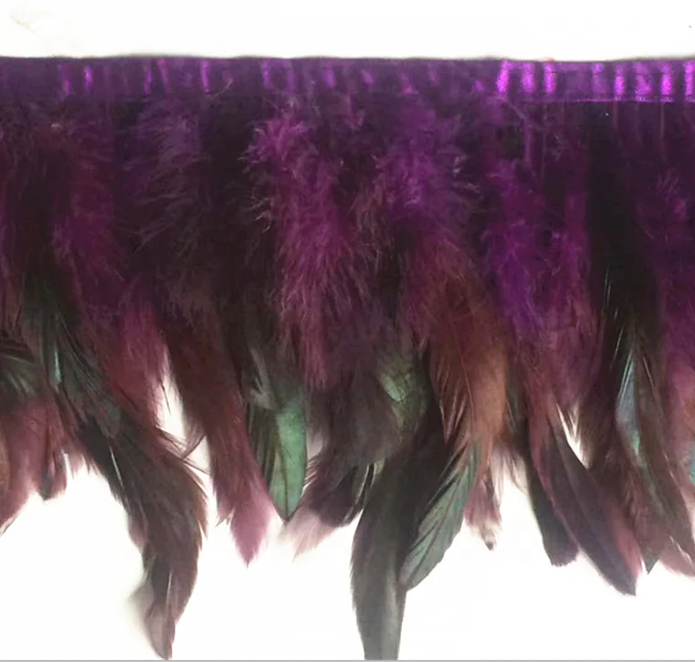 Оптовая продажа, бахрома из петушиных перьев