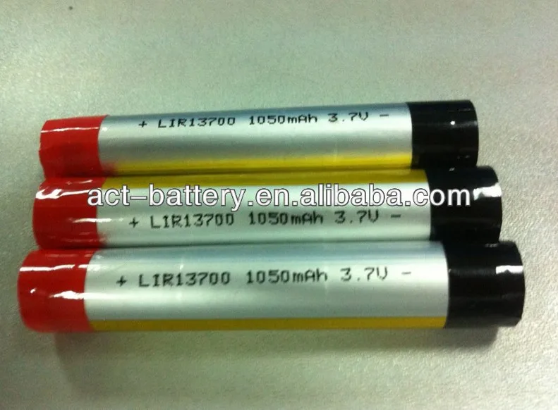 e cigarette battery 13700/13600/13450 3.7V lithium polymer