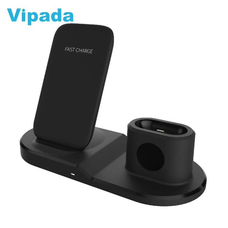 3 в 1 беспроводной зарядки по стандарту Qi зарядное устройство OJD-45 для телефона для часов для наушников интеллигентая (ый) Автомобильный держатель для телефона на магните противоударный крепление