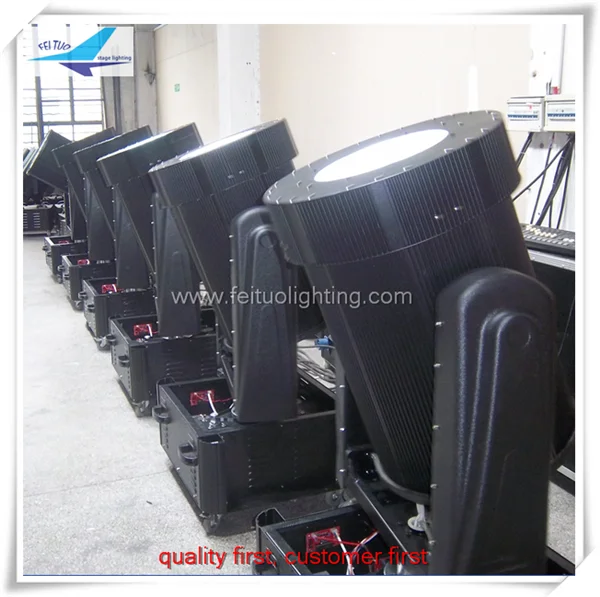 High brightness 7000w Super beam outdoor sky search light IP65 7kw moving head xenon searchlight By sea
