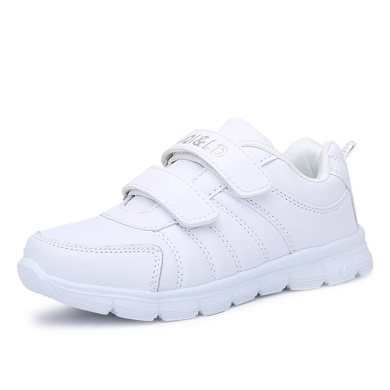
Dropship Leather Mesh White Sneakers Casual Shoes 2021 Fashion Kids School Shoes 