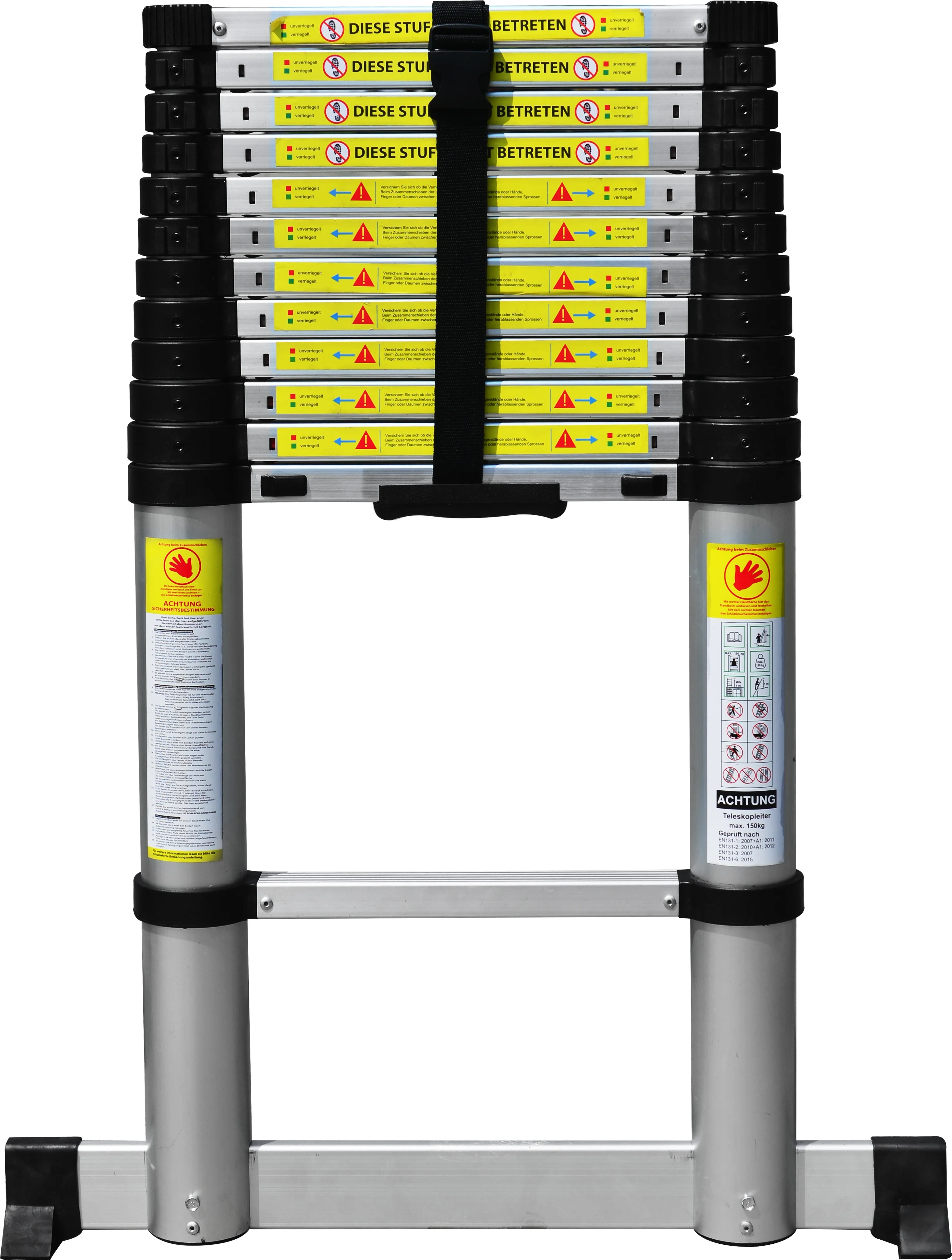 Wholesale Prices Portable Easy Storage Telescopic Aluminium Step Ladder