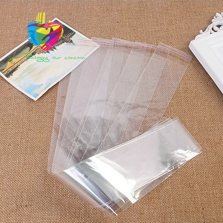 
Clear plastic self adhesive DVD packaging CD sleeves packing 