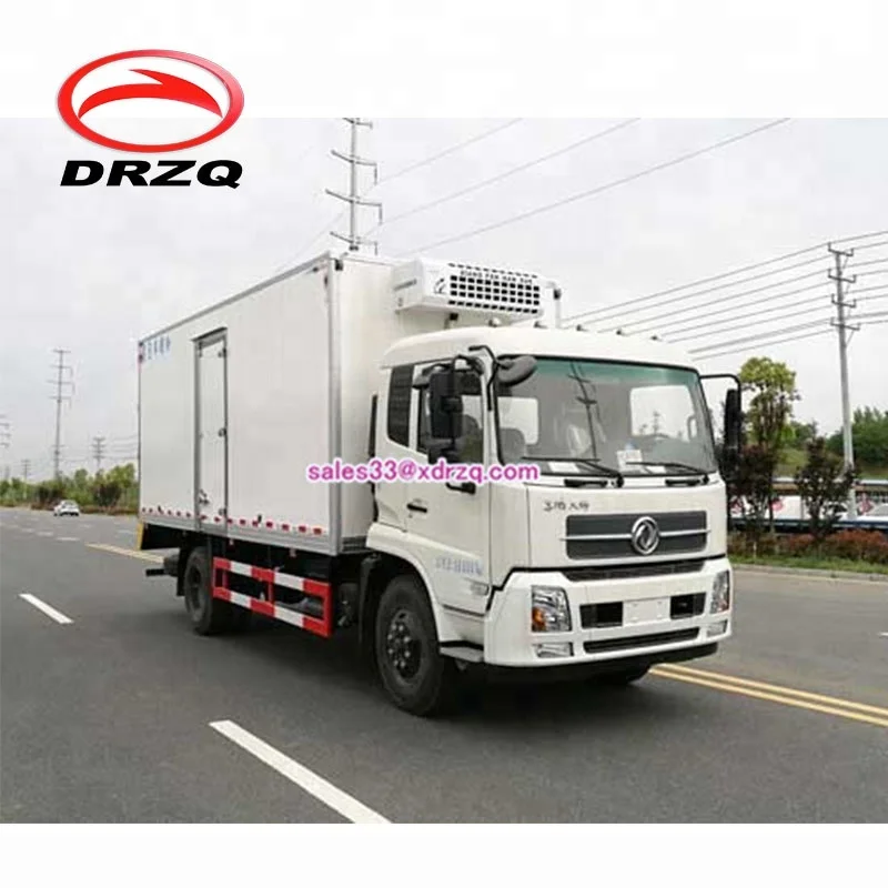 Dongfeng 8 tons fresh meet transport refrigerator truck, refrigerated truck box dimensions (60778315846)