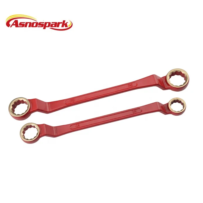 Non sparking double box ring spanner wrench set