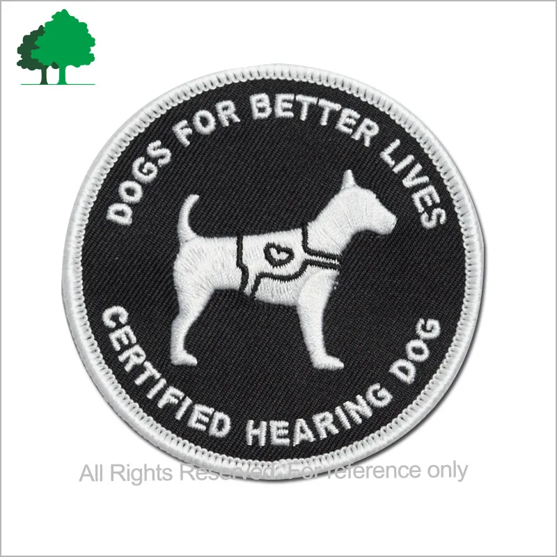 Direct factory sale custom high quality cheaper embroidery patch German Shepherd Embroidery patches