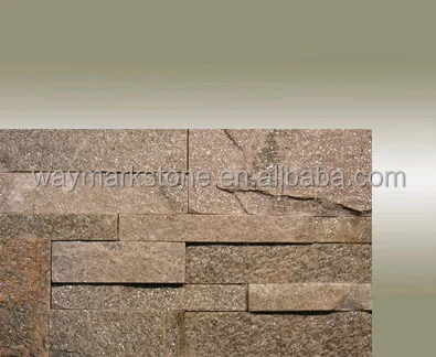 
factory salte cheap natural quartz wall stone cladding and stone panels(WP-D43) 